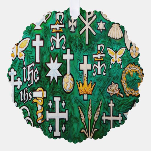 Chrismons Ornament Karte (Vorderseite)