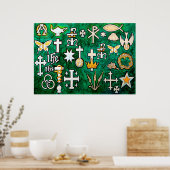 Chrismons Poster (Küche)