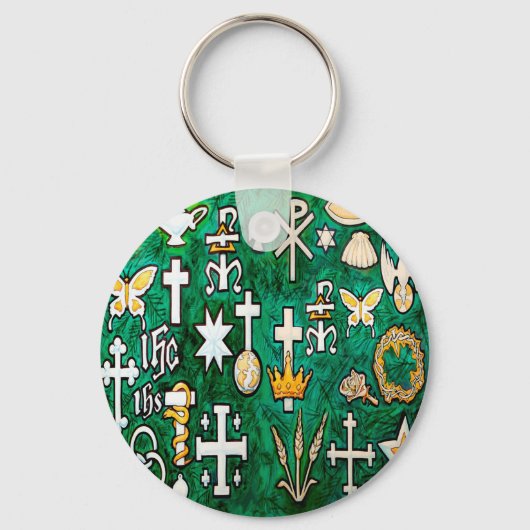 Chrismons Schlüsselanhänger (Vorderseite)