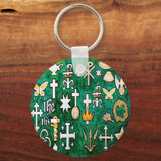 Chrismons Schlüsselanhänger (Vorderseite)