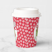 ChrisMouse Snow Flakes Paper cup Pappbecher (Rechts)