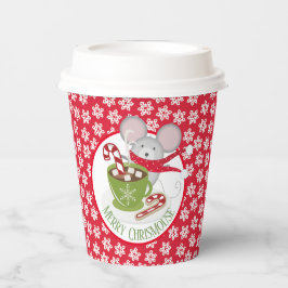 ChrisMouse Snow Flakes Paper cup Pappbecher