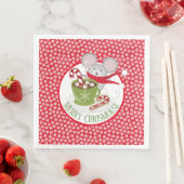 ChrisMouse Snow Flakes Paper Napkin Serviette (Beispiel)