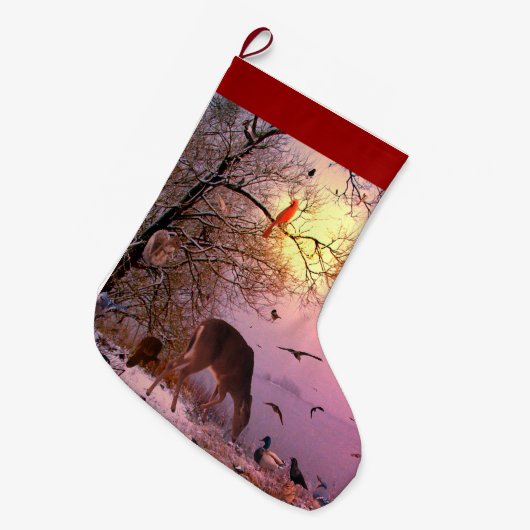 Chrismtas Gather LeeMarie's Creative Design Großer Weihnachtsstrumpf (Vorderansicht (hängend))