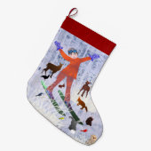 Chrismtas Joy LeeMarie's Creative Design Großer Weihnachtsstrumpf (Vorderansicht (hängend))