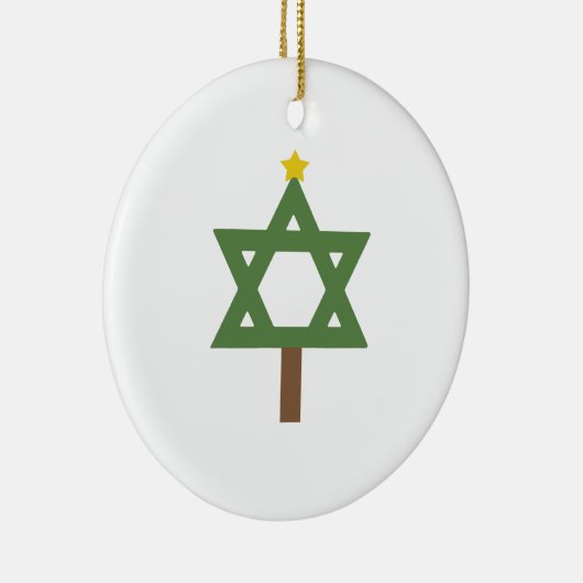 Chrismukkah Baum Keramikornament (Rechts)