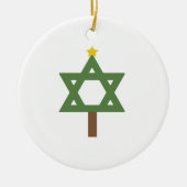Chrismukkah Baum Keramikornament (Vorne)