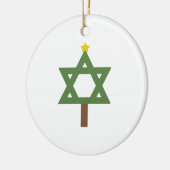 Chrismukkah Baum Keramikornament (Links)