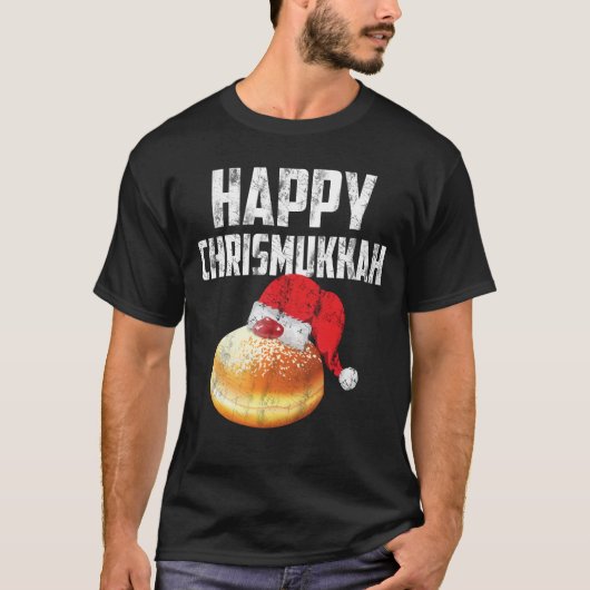 Chrismukkah Chanukka Chanukah WeihnachtsShirt T-Shirt (Vorderseite)