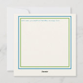 Chrismukkah Foto Holiday Message Weihnachtskarte Feiertagskarte (Rückseite)