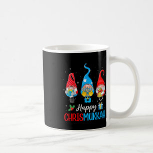 Chrismukkah Gnomes Frohe Weihnachten und glücklich Kaffeetasse