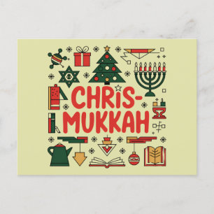 Chrismukkah Hanukkah Weihnachten Jüdisches Religiö