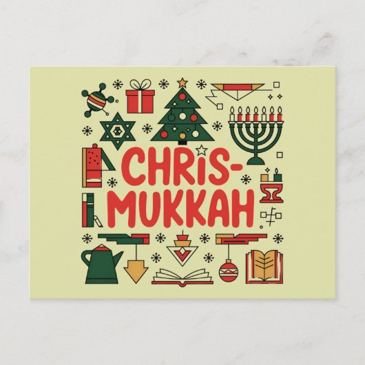 Chrismukkah Hanukkah Weihnachten Jüdisches Religiö (Vorderseite)