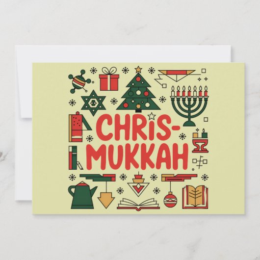 Chrismukkah Hanukkah Weihnachten Jüdisches Religiö (Vorderseite)