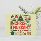 Chrismukkah Hanukkah Weihnachten Jüdisches Religiö (Stehend Vorderseite)