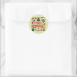 Chrismukkah Hanukkah Weihnachten Jüdisches Religiö Runder Aufkleber<br><div class="desc">Chrismukkah Hanukkah Weihnachten Jüdisches Religiöses</div>