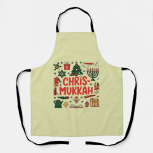 Chrismukkah Hanukkah Weihnachten Jüdisches Religiö Schürze