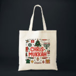 Chrismukkah Hanukkah Weihnachten Jüdisches Religiö Tragetasche<br><div class="desc">Chrismukkah Hanukkah Weihnachten Jüdisches Religiöses</div>