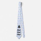 Chrismukkah Ho Ho Oy Necktie Krawatte (Vorderseite)