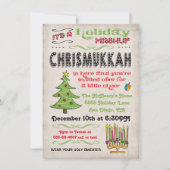 Chrismukkah Holiday Party-Mashup Einladung (Vorderseite)