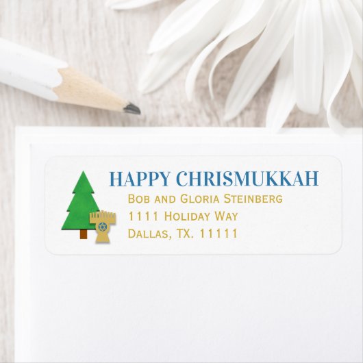 Chrismukkah Rücksendeadresse (Insitu)