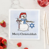 Chrismukkah Snowman Napkins Serviette (Beispiel)