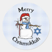 Chrismukkah Snowman Stickers (Vorderseite)