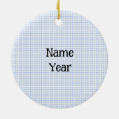 Chrismukkah Snowman Weihnachtsschmuck (Hinten)