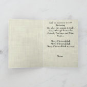 Chrismukkah Song Weihnachtskarte Karte (Innenseite)