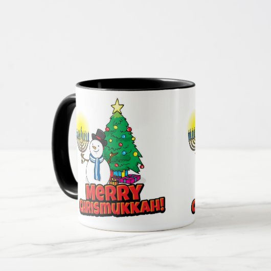 Chrismukkah Tasse (Vorderseite Links)