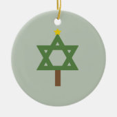 CHRISMUKKAH TREE -.png Keramik Ornament (Vorne)