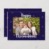 Chrismukkah Urlaubskarte Feiertagspostkarte (Vorne/Hinten)