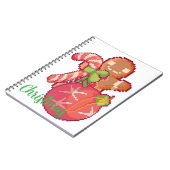 Chrisrmas memories pixelart, Pixel Art  Notizblock (Linke Seite)