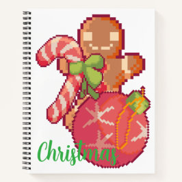 Chrisrmas memories pixelart, Pixel Art Notizblock