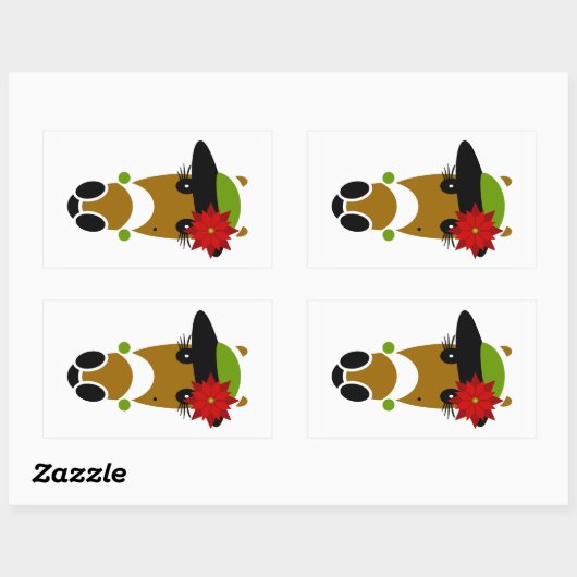 Chrissie Rectangle Sticker (Blatt)