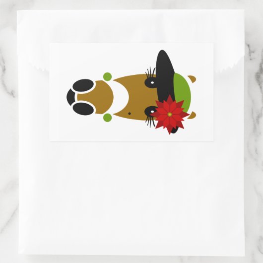 Chrissie Rectangle Sticker (Tasche)