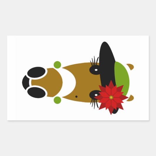 Chrissie Rectangle Sticker (Vorderseite)