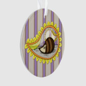 Chrissy der Igel Akrylorische Ornamente (Vorderseite)