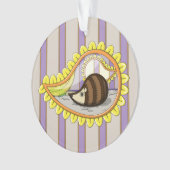 Chrissy der Igel Akrylorische Ornamente (Vorderseite)