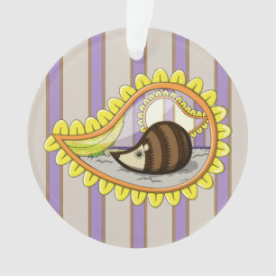 Chrissy der Igel Akrylorische Ornamente