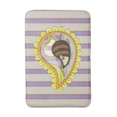 Chrissy der Igel Bath Mat Badematte (Vorderseite Vertikal)