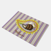Chrissy der Igel Doormat Fußmatte (Schrägansicht)
