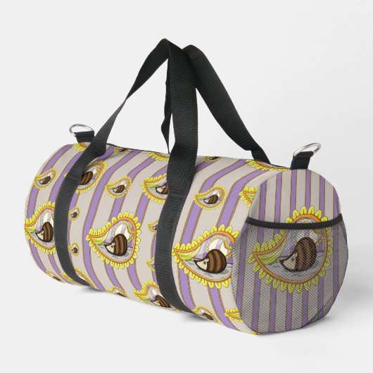 Chrissy der Igel Duffle Bag (Rechte Ecke)