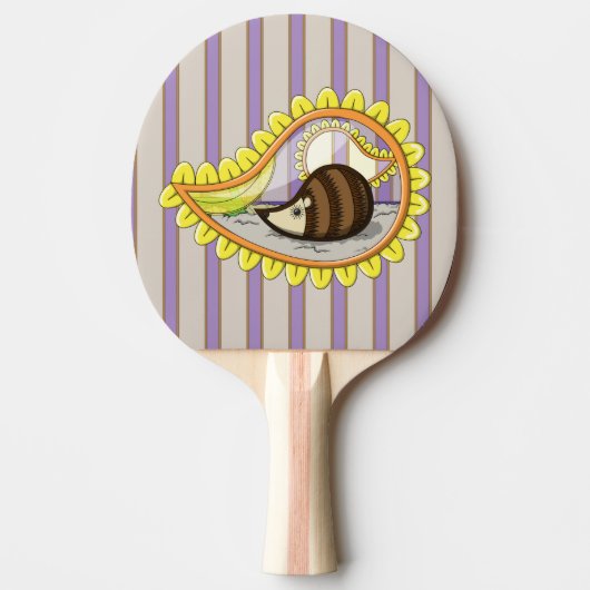 Chrissy der Igel Ping Pong Paddle Tischtennis Schläger (Vorderseite)