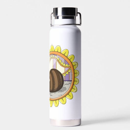 Chrissy der Igel Trinkflasche (Rückseite)