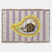 Chrissy der Igel wirbelt Blanket Decke (Vorderseite)