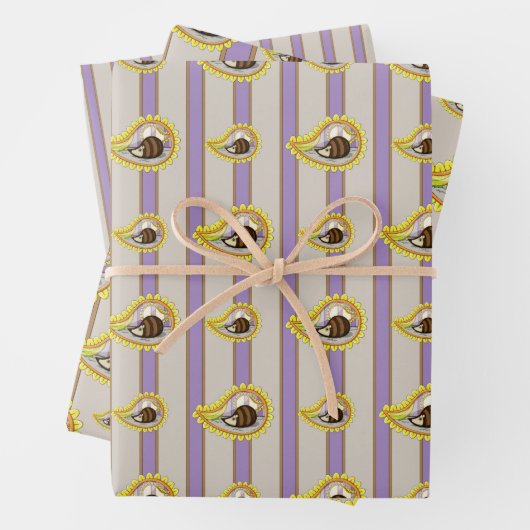 Chrissy der Igel Wrapping Paper Set Geschenkpapier Set (Beispiel)