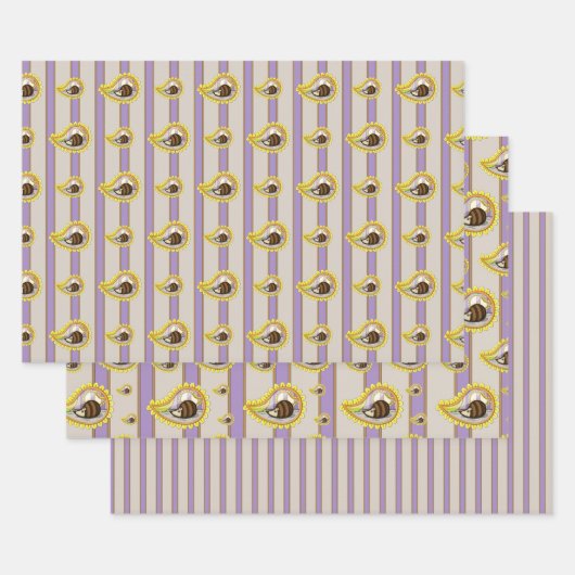 Chrissy der Igel Wrapping Paper Set Geschenkpapier Set (Set)