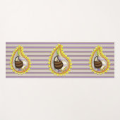 Chrissy der Igel Yoga Mat Yogamatte (Vorderseite (Horizontal))