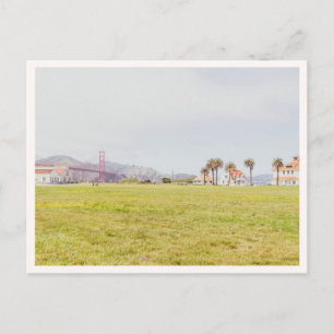 Chrissy Field San Francisco Marina Bridge Foto Postkarte